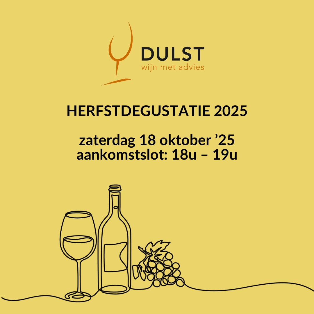 Ticket Herfstdegustatie 2025 | zaterdag 18 oktober 2025 18u-19u