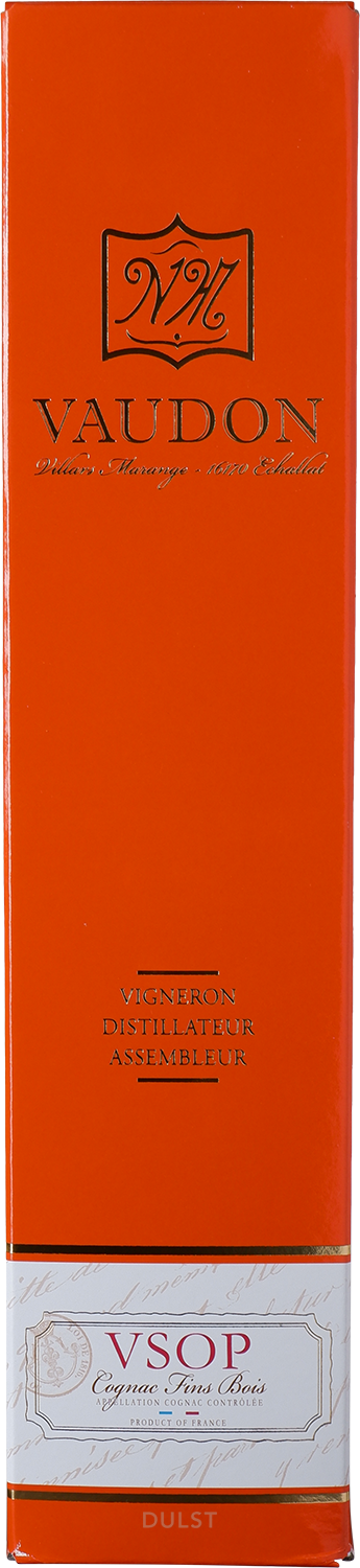 Cognac Vaudon - V.S.O.P. with giftbox | Cognac Fins Bois