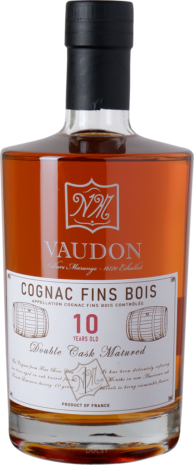 Cognac Vaudon - Double Cask Matured 10 y Old - 43% | Cognac Fins Bois