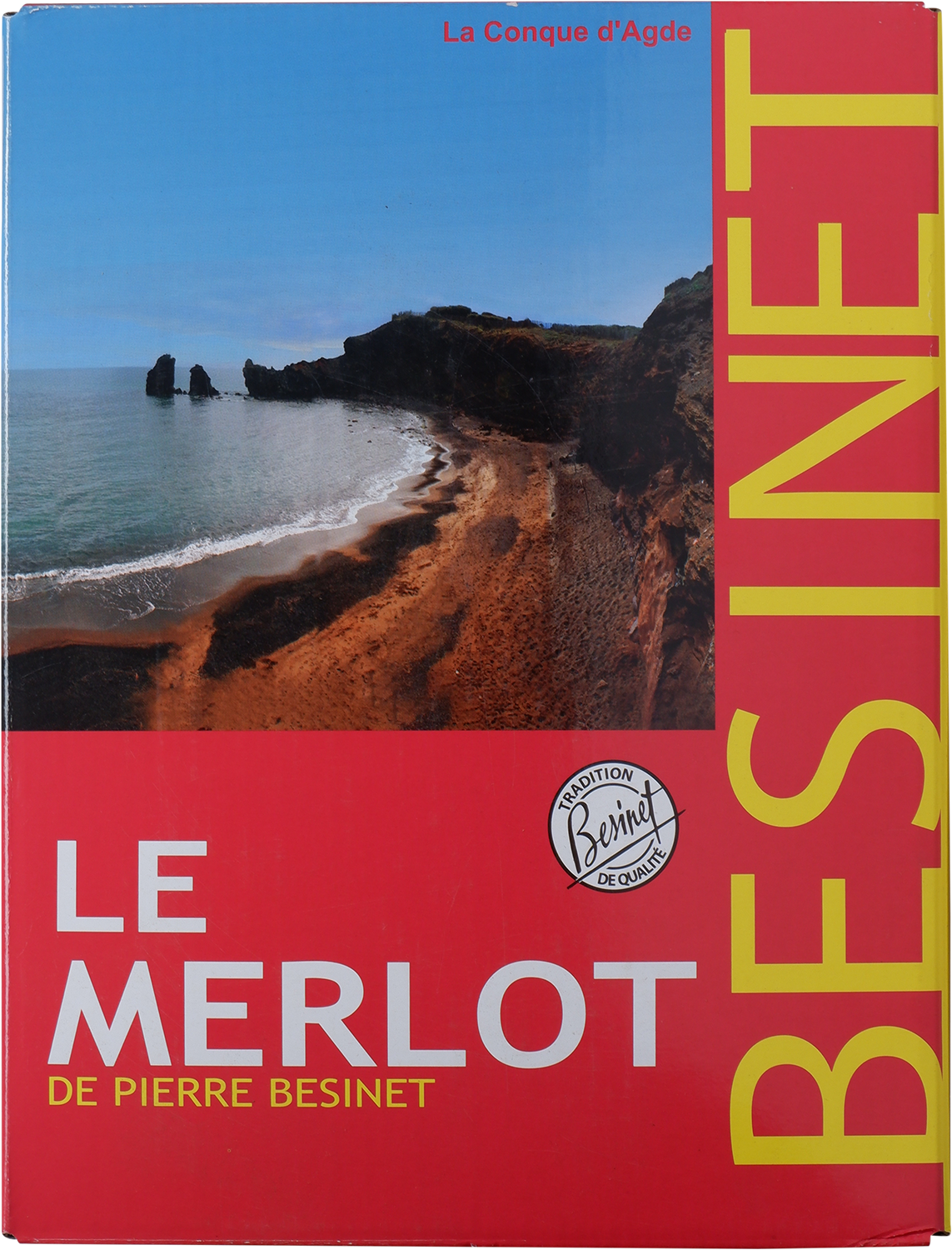 Pierre Besinet - Le Merlot - Bag in box - 5 L | IGP d'Oc Merlot