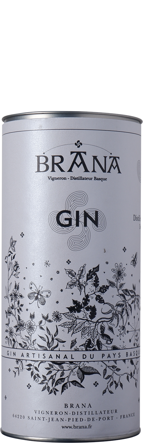 Brana - Gin Pays Basque - in box - 43% Piment d'Espelette