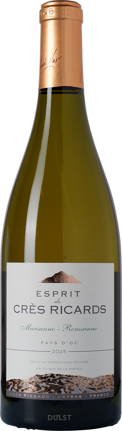 Esprit des Crès Ricards | IGP Pays d'Oc Marsanne - Roussanne