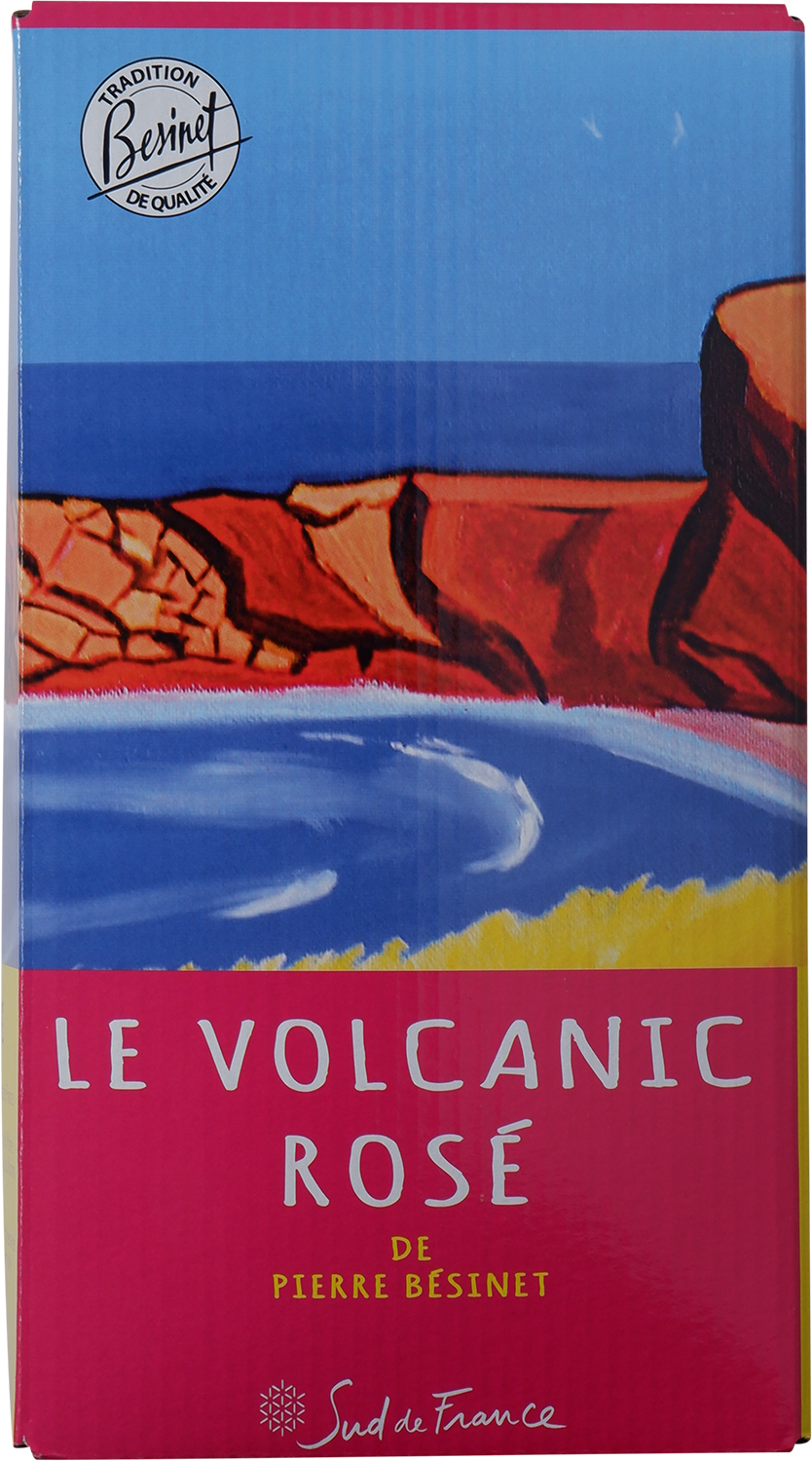 Pierre Besinet rosé Volcanic - Bag in box - 3 L IGP d'Oc