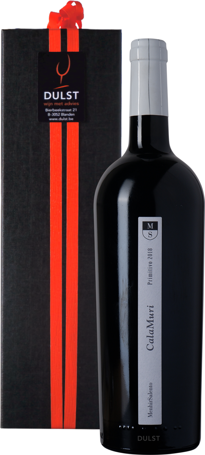 Relatiegeschenk K81 | Doos met 1 fles rode wijn uit de hak van Italië