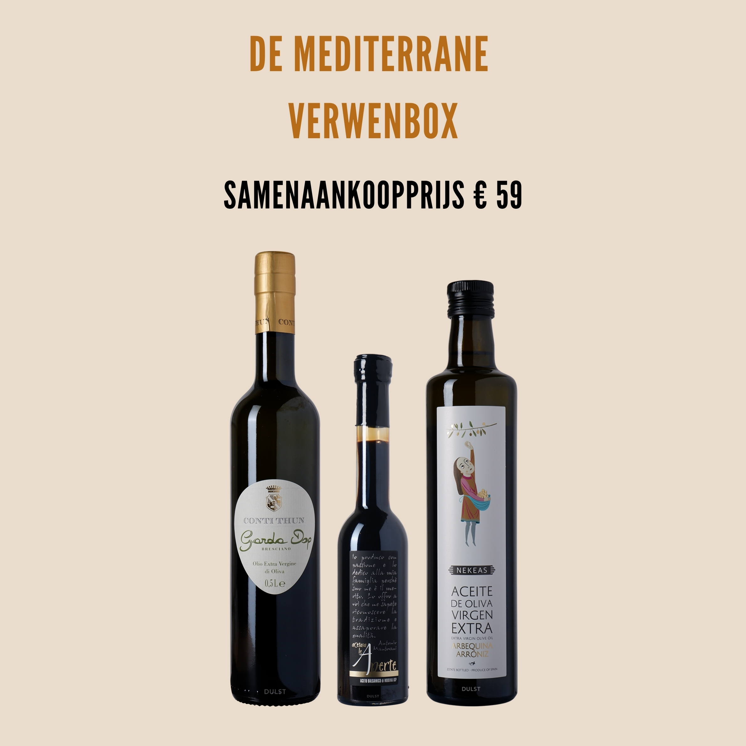 Actie Samenaankoop KUL 2026 | Moederdagactie - De mediterrane verwenbox