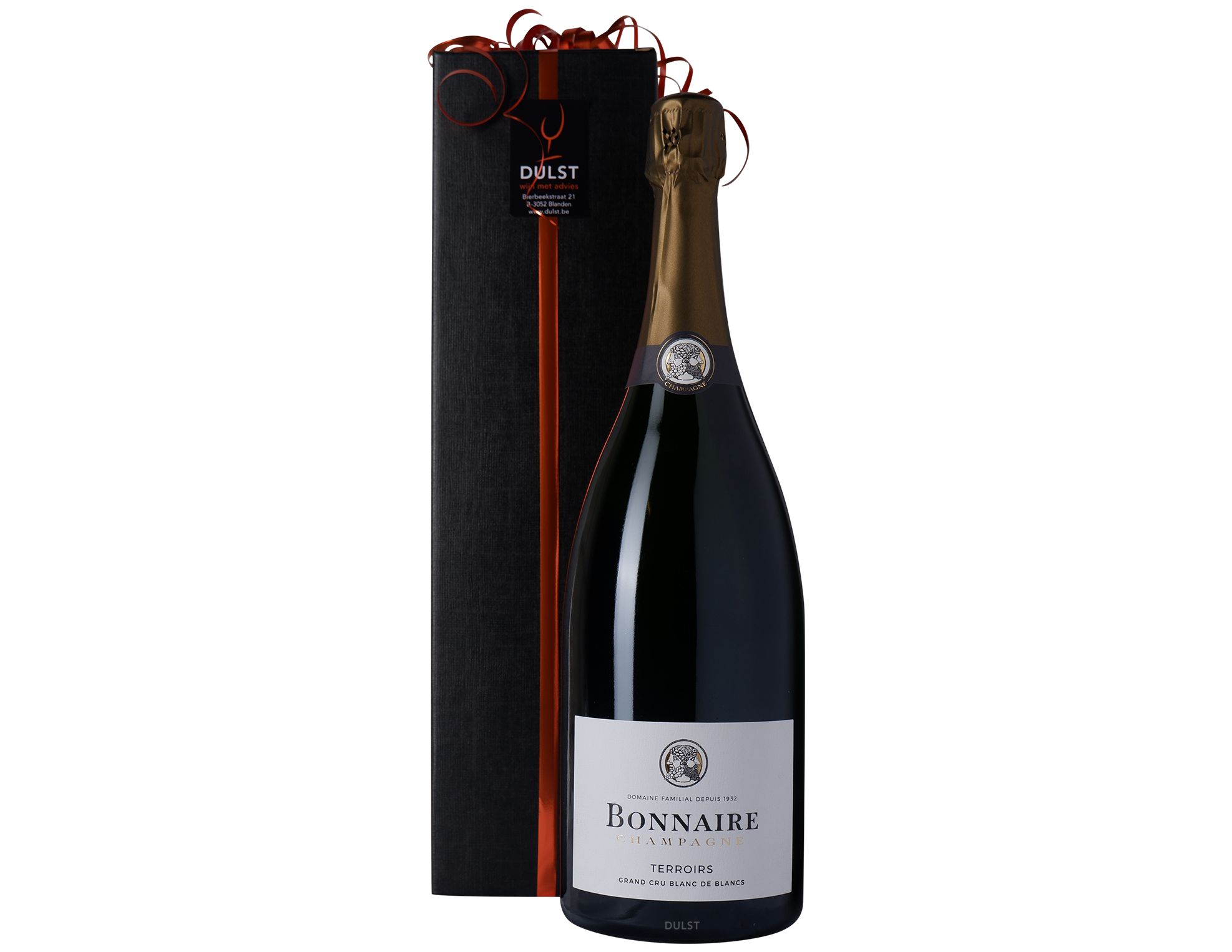 Relatiegeschenk K78 | Doos met Magnum Champagne Bonnaire Grand Cru