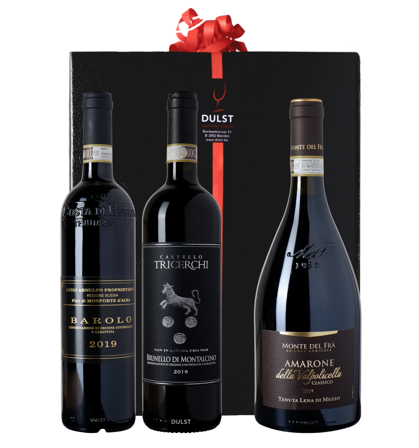 Relatiegeschenk K104 Keizerlijk Italië | Doos met 3 flessen