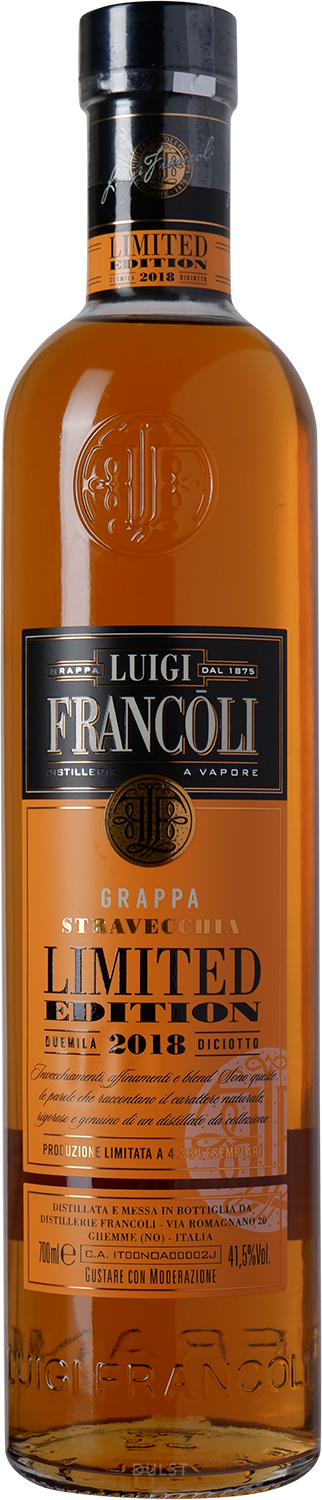 Luigi Francoli - Grappa Limited Edition 2018- 41,5%