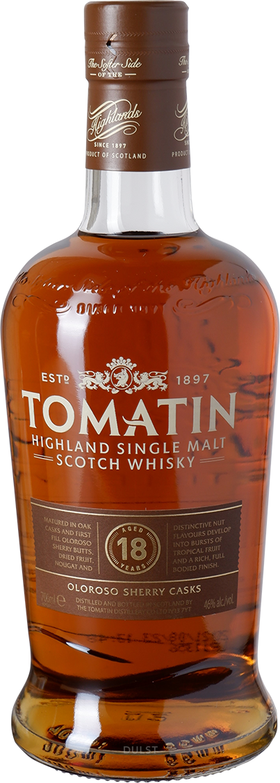 Tomatin - Highland Single Malt Whisky 18 y Old | Olorosso Sherry Casks