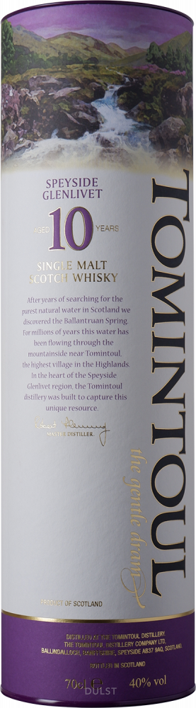 Tomintoul - Speyside Single Malt Whisky 10 y Old - 40%