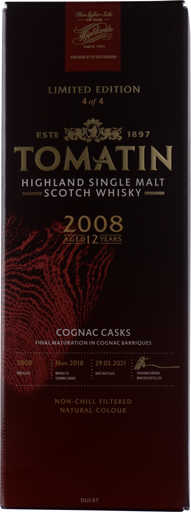 Tomatin - French Collection Cognac - 46%