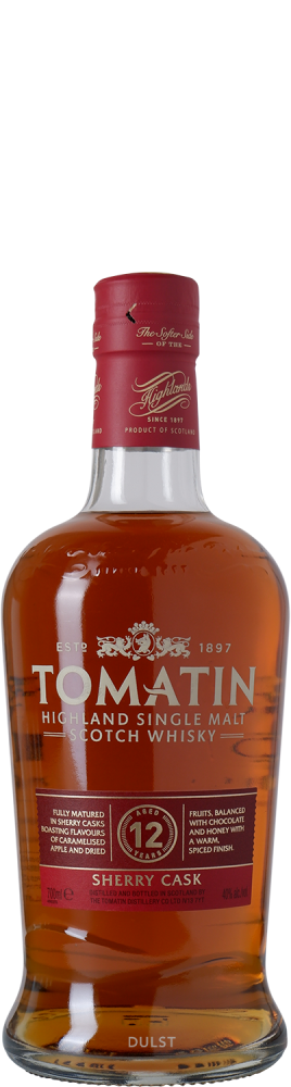 Tomatin - Highland Single Malt Whisky 12 y Sherry cask - 40%