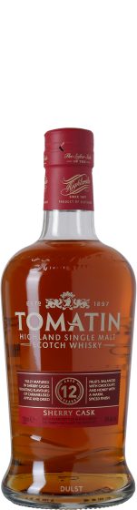 Tomatin - Highland Single Malt Whisky 12 y Sherry cask - 40%