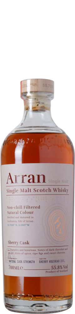 Arran - Single Malt Whisky - 55,8% | The Bodega Sherry