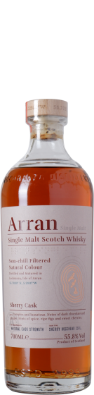 Arran - Single Malt Whisky - 55,8% | The Bodega Sherry