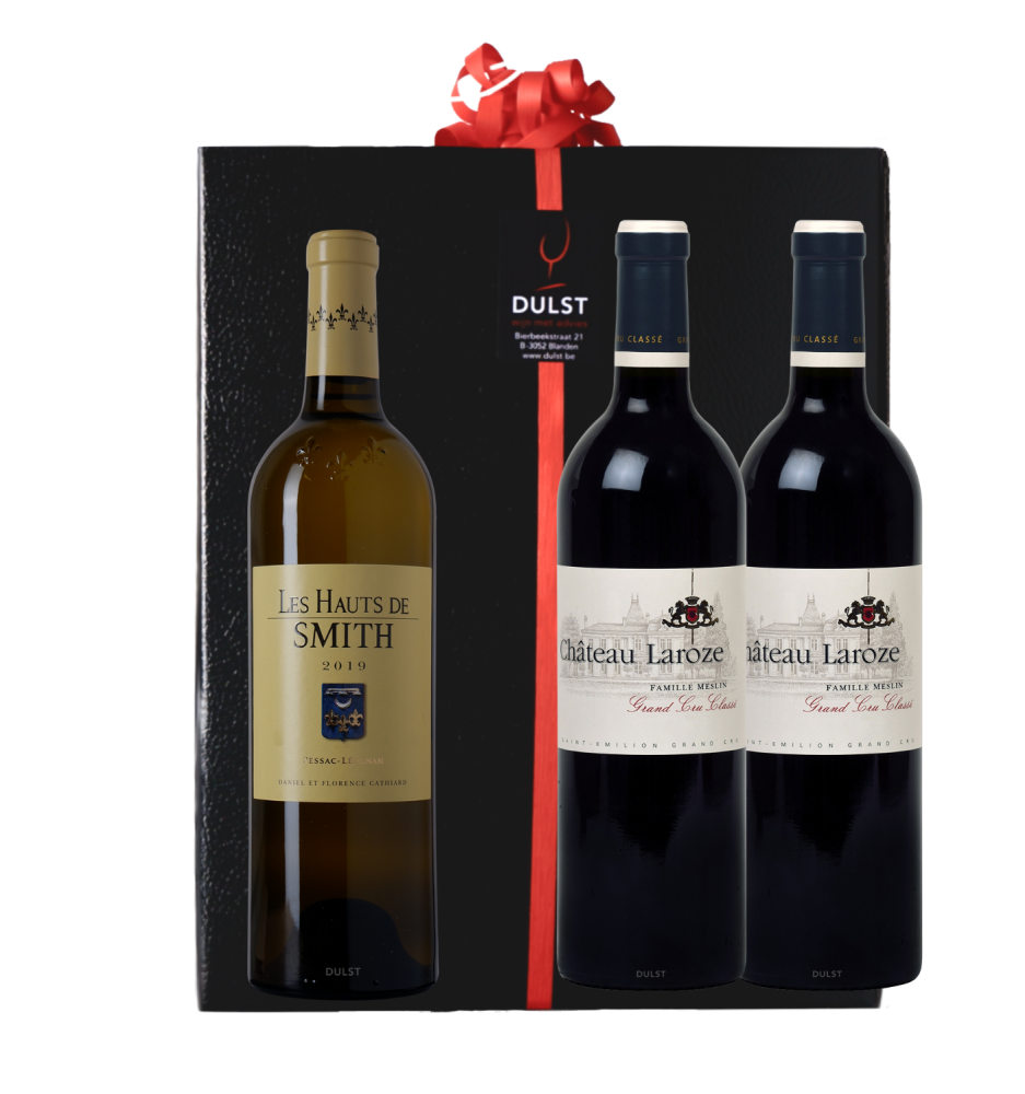 Relatiegeschenk K120 - Bordeaux Klassiek | Doos met 3 flessen