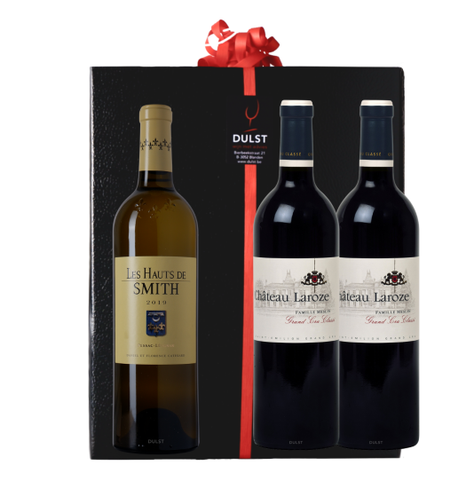 Relatiegeschenk K120 - Bordeaux Klassiek | Doos met 3 flessen