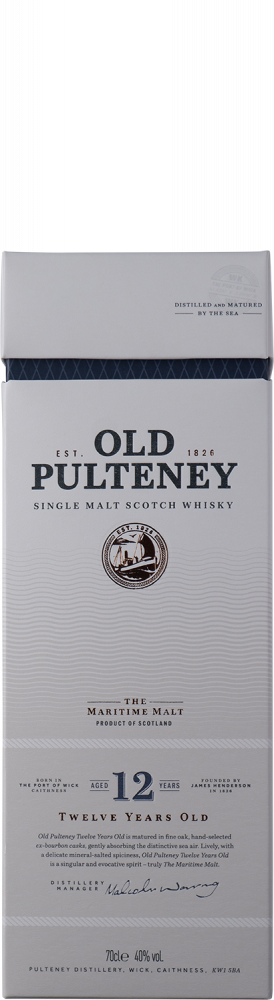 Old Pulteney - Single Malt Whisky 12 y Old - 40%