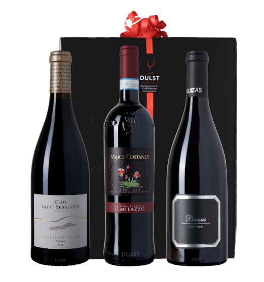 Relatiegeschenk K134 - Out of the box | Geschenkdoos met drie flessen