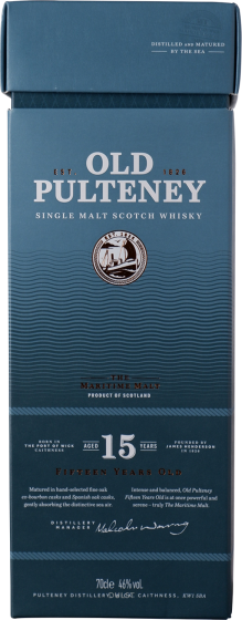 Old Pulteney - Single Malt Whisky 15 y Old - 46%