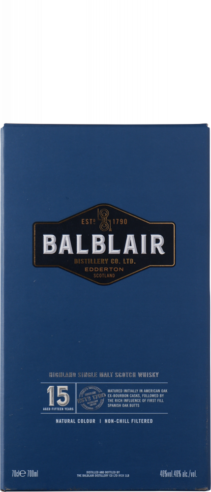Balblair - Highland Single Malt Whisky - 15Y | 46%