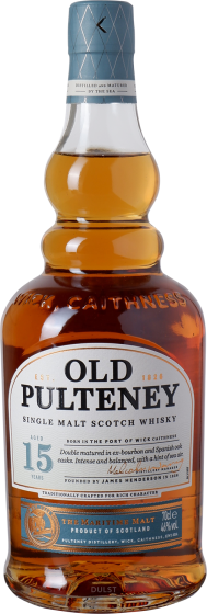 Old Pulteney - Single Malt Whisky 15 y Old - 46%