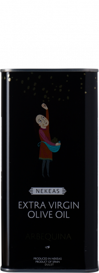 Olijfolie - Aceite de oliva virgen extra Nekeas | Arbequina 50 cl (Black label - CAN)