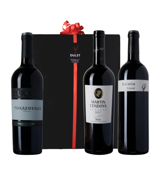 Relatiegeschenk K72 | Luxe doos 3 flessen 'E Viva Espana'