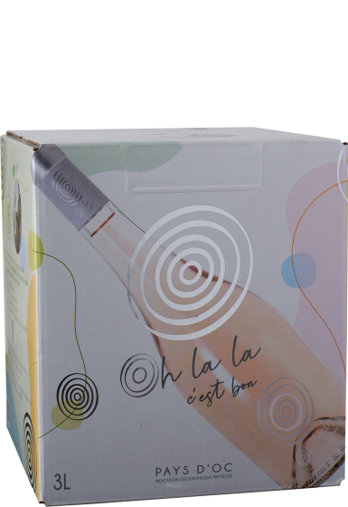 Oh la la, c'est bon Rosé - Bag in box - 3 L | IGP Pays d'Oc