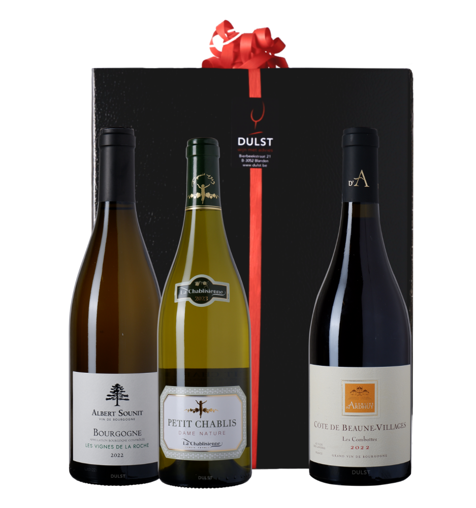 Relatiegeschenk K109 Ontdek Bourgogne | Doos met 3 flessen